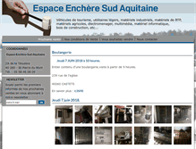 Tablet Screenshot of espace-enchere-sud-aquitaine.fr